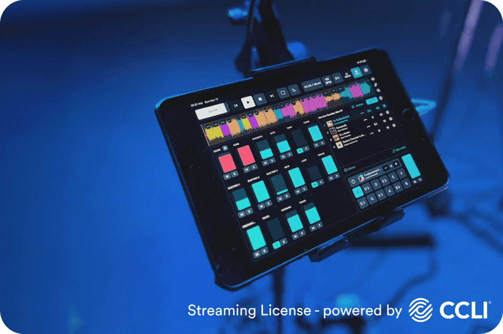 Two tablets showcasing Prime and SundayKeys app