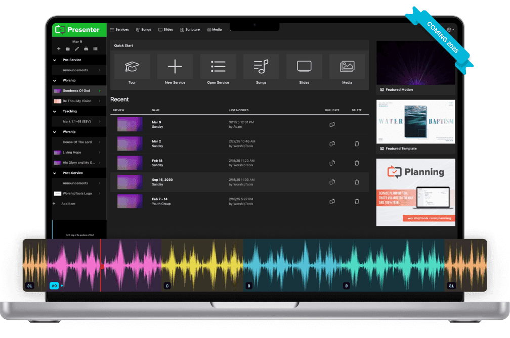 Two tablets showcasing Prime and SundayKeys app
